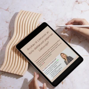 Atmintinė išvykusiems iš Lietuvos dėl pajamų deklaravimo